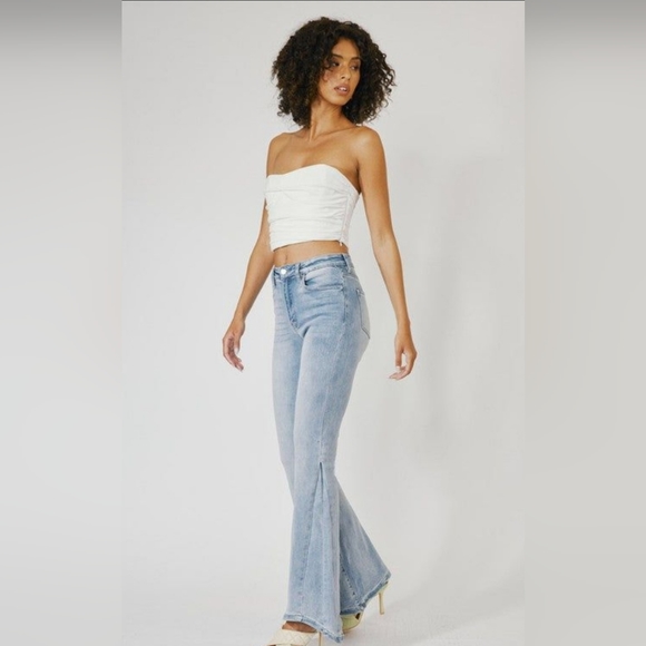 flare, size 27/7, light wash, Neture by KanCan - Picture 3 of 4